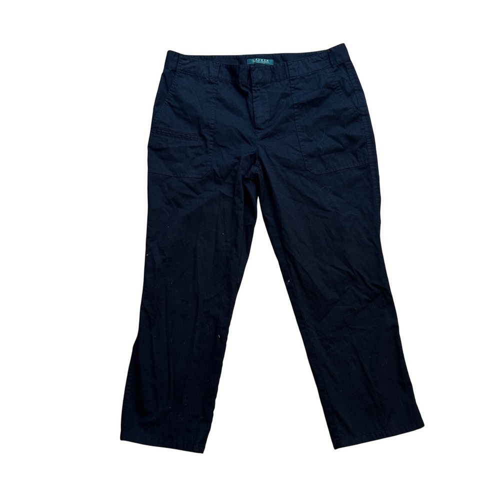 Lauren Ralph Lauren Utility Crop Pants‎ Womens Petite 6 Lightweight Casual